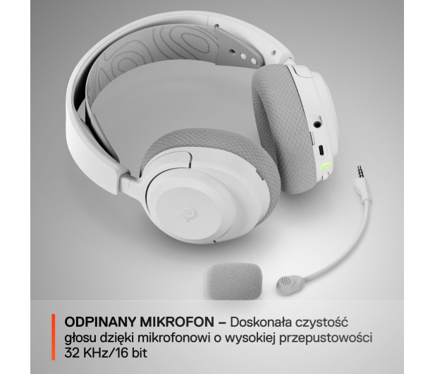 SteelSeries Arctis Nova 3 WL White - 1512560 - zdjęcie 9